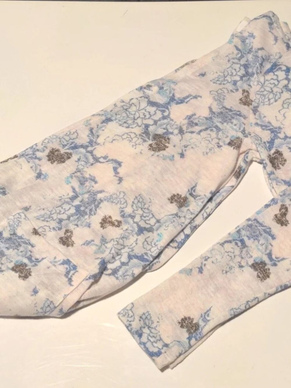 LuLaRoe Sarah XS NWOT Light Weight Blue White